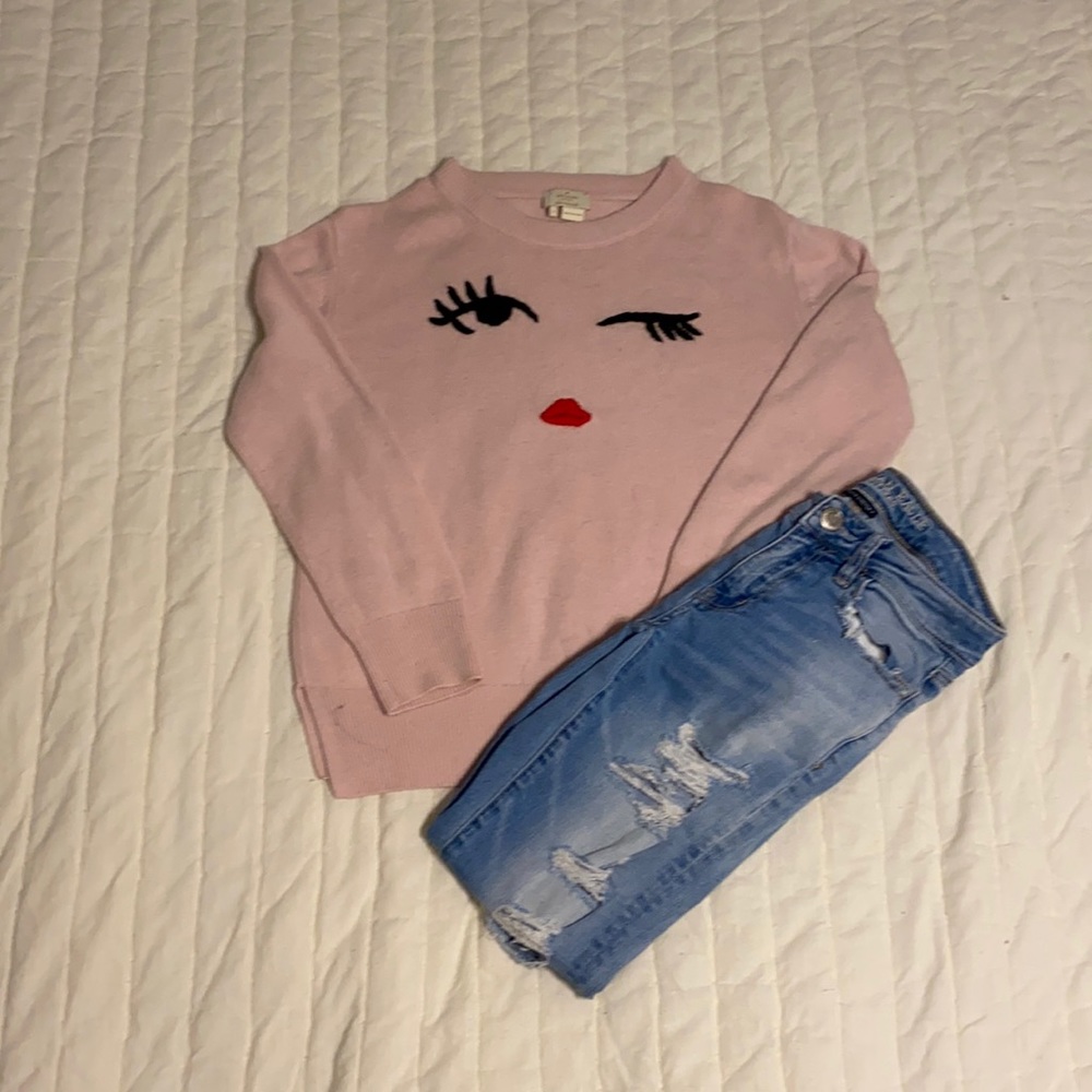 Kate Spade Winking Eye Sweater. Size small.